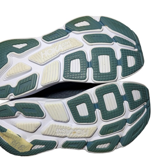 Hoka Hoka Bondi 7 Navy and White Athletic Sneakers size 8.5 - Picture 6 of 7